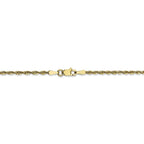 FJC Finejewelers 10k 2.00mm Bright Cut Lightweight Rope Chain Necklace