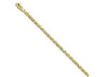 FJC Finejewelers 10k 3.0mm Bright Cut Lightweight Rope Chain Bracelet