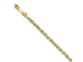 FJC Finejewelers 10k 3.5mm Bright Cut Lightweight Rope Chain Bracelet