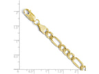 FJC Finejewelers 10k Yellow Gold 6.0mm Concave Figaro Chain Necklace