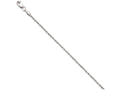 FJC Finejewelers 10k White Gold 1.75mm Bright Cut Rope Chain Bracelet