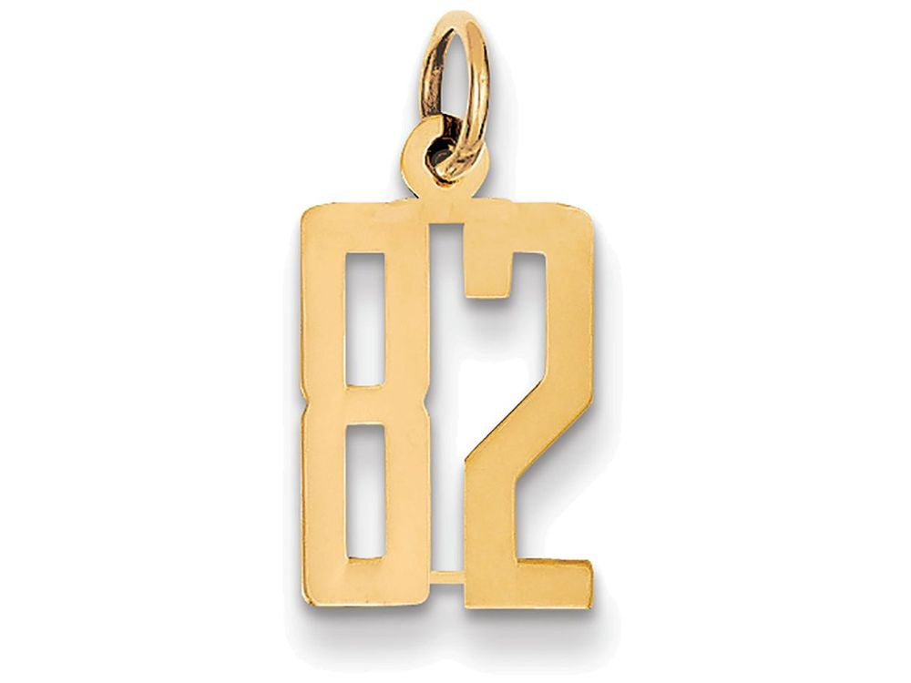 FJC Finejewelers 14k Yellow Gold Small Polished Elongated 82 Charm