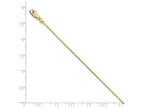 FJC Finejewelers 10k 1mm Wheat Chain Necklace