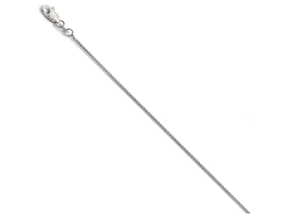 FJC Finejewelers 10k White Gold 1mm Wheat Bracelet