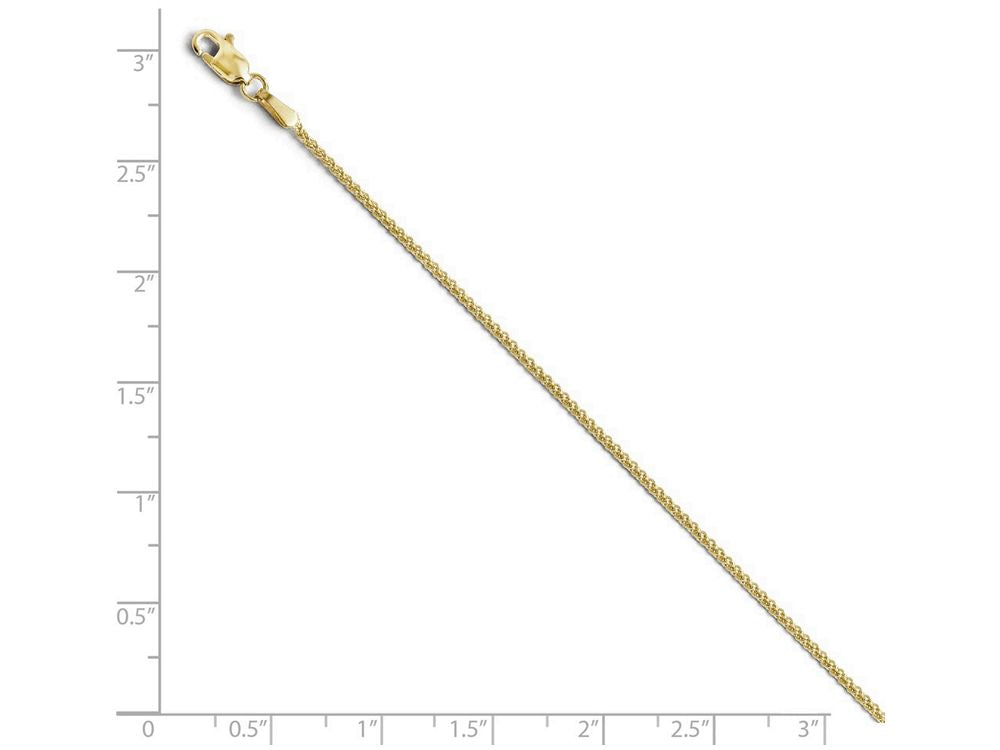 FJC Finejewelers 10k 1.2mm x 20 inch Wheat Chain Necklace