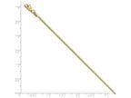 FJC Finejewelers 10k 1.2mm Wheat Chain Necklace