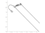FJC Finejewelers 10k White Gold Adjustable .7mm Baby Box Chain Necklace