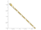 FJC Finejewelers 10k 3.0mm Figaro Chain Ankle Bracelet