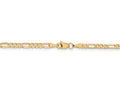 FJC Finejewelers 10k 3.0mm Figaro Chain Bracelet