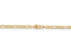 FJC Finejewelers 10k 3.0mm Figaro Chain Bracelet