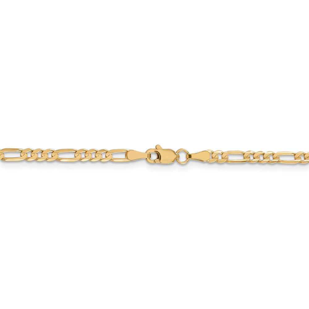 FJC Finejewelers 10k  8 inch by 3.0mm wide Figaro Chain Bracelet