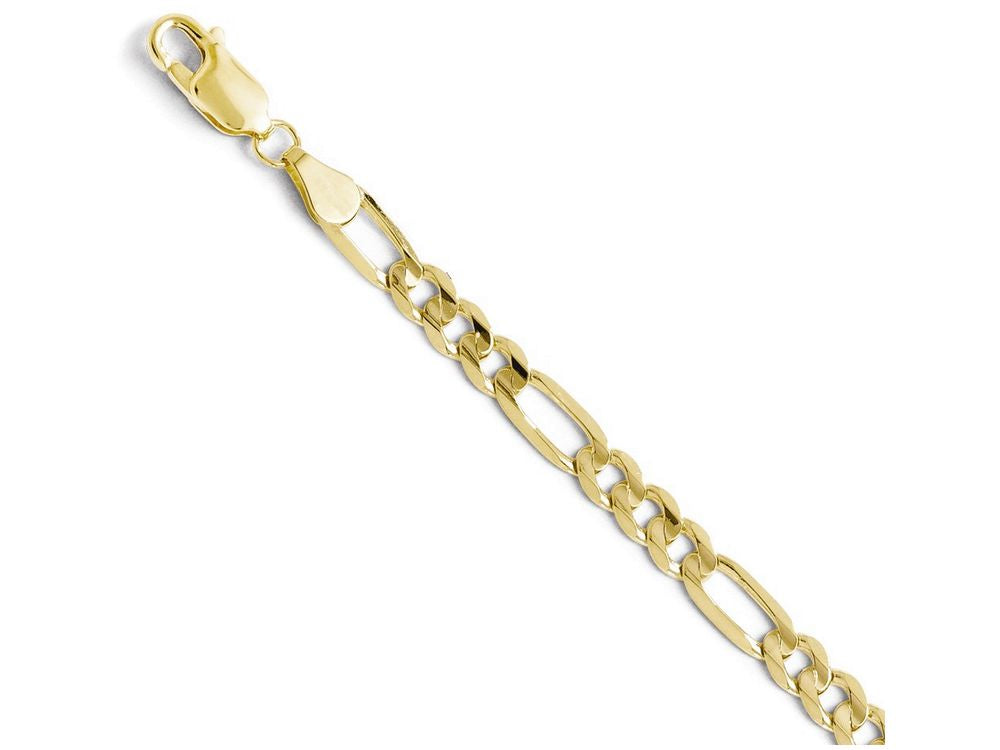 FJC Finejewelers 10k 4.5mm Light Figaro Chain Bracelet