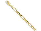 FJC Finejewelers 10k 4.5mm Light Figaro Chain Bracelet