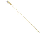 FJC Finejewelers 10k Bright Cut 0.65mm Wheat Chain Necklace