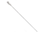 FJC Finejewelers 10k White Gold 0.65mm Bright Cut Wheat Chain Necklace