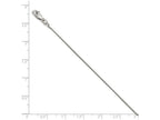 FJC Finejewelers 10k White Gold 1mm Bright Cut Wheat Chain Necklace