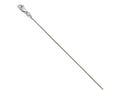 FJC Finejewelers 10k White Gold 1mm Bright Cut Wheat Chain Necklace