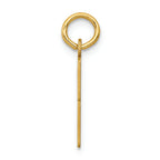 FJC Finejewelers 14k Yellow Gold Small Polished Elongated 83 Charm