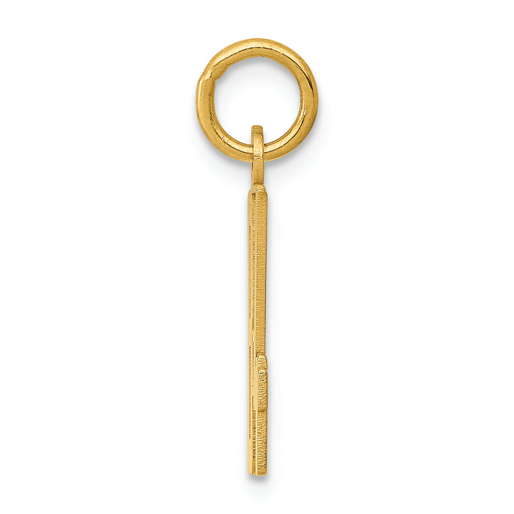 FJC Finejewelers 14k Yellow Gold Small Polished Elongated 84 Charm