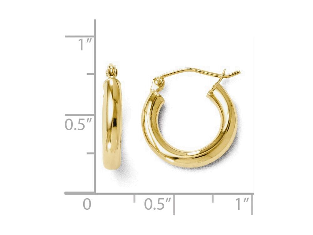 FJC Finejewelers 14k Yellow Gold Polished Hoop Earrings