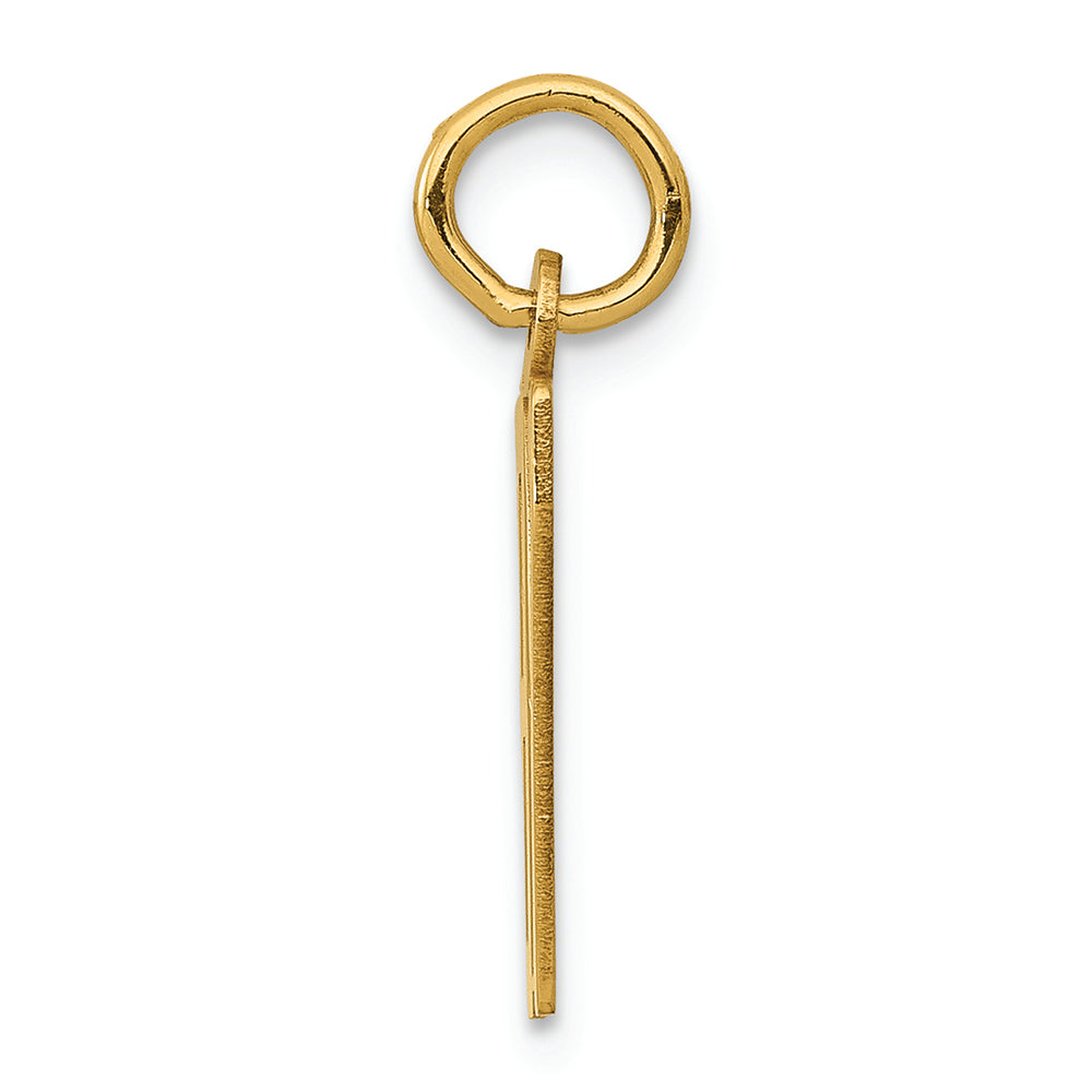 FJC Finejewelers 14k Yellow Gold Small Polished Elongated 87 Charm