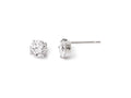 FJC Finejewelers 14k White Gold Cz Stud-5.0mm Earrings