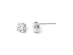 FJC Finejewelers 14k White Gold Cz Stud-5.0mm Earrings