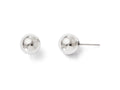 FJC Finejewelers 14k White Gold Polished 7mm Ball Post Earrings