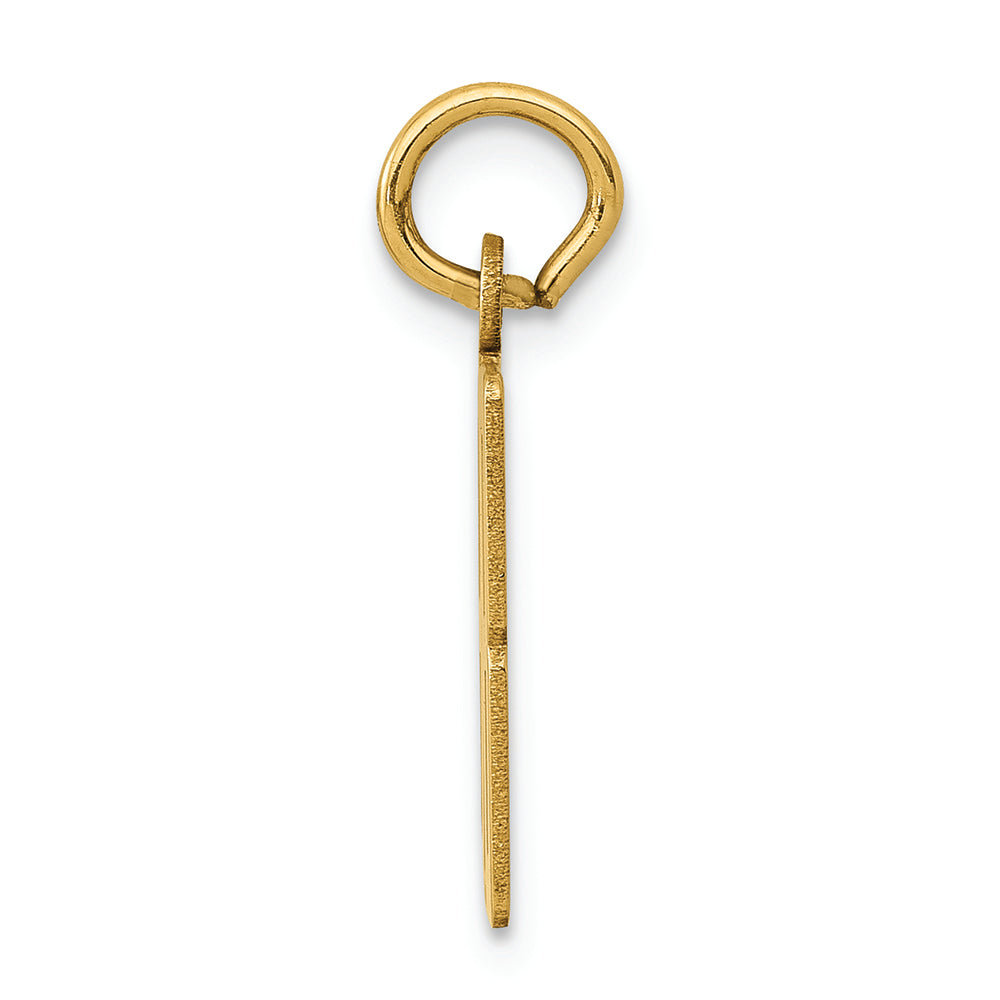 FJC Finejewelers 14k Yellow Gold Small Polished Elongated 88 Charm
