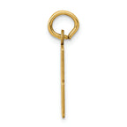 FJC Finejewelers 14k Yellow Gold Small Polished Elongated 88 Charm
