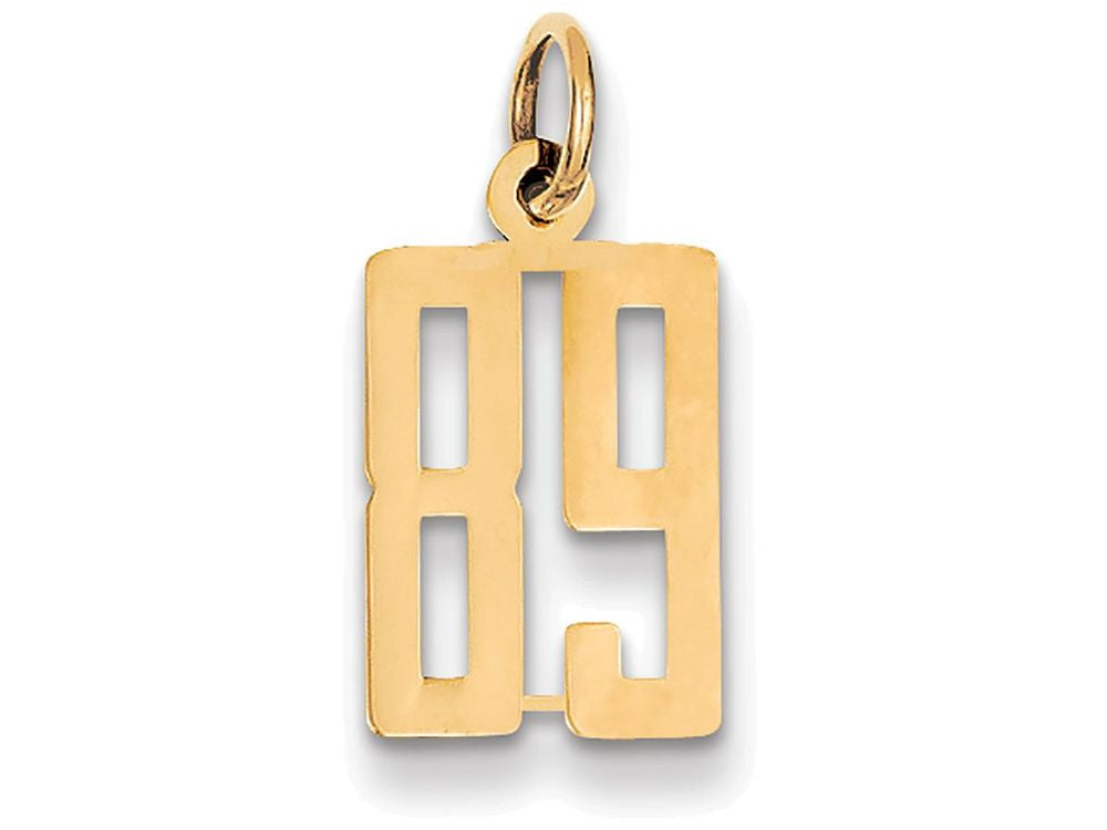 FJC Finejewelers 14k Yellow Gold Small Polished Elongated 89 Charm