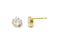 FJC Finejewelers 14k Yellow Gold Cz Stud-6.0mm Earrings