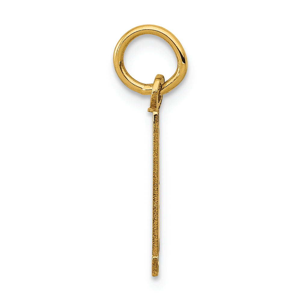 FJC Finejewelers 14k Yellow Gold Small Polished Elongated 91 Charm