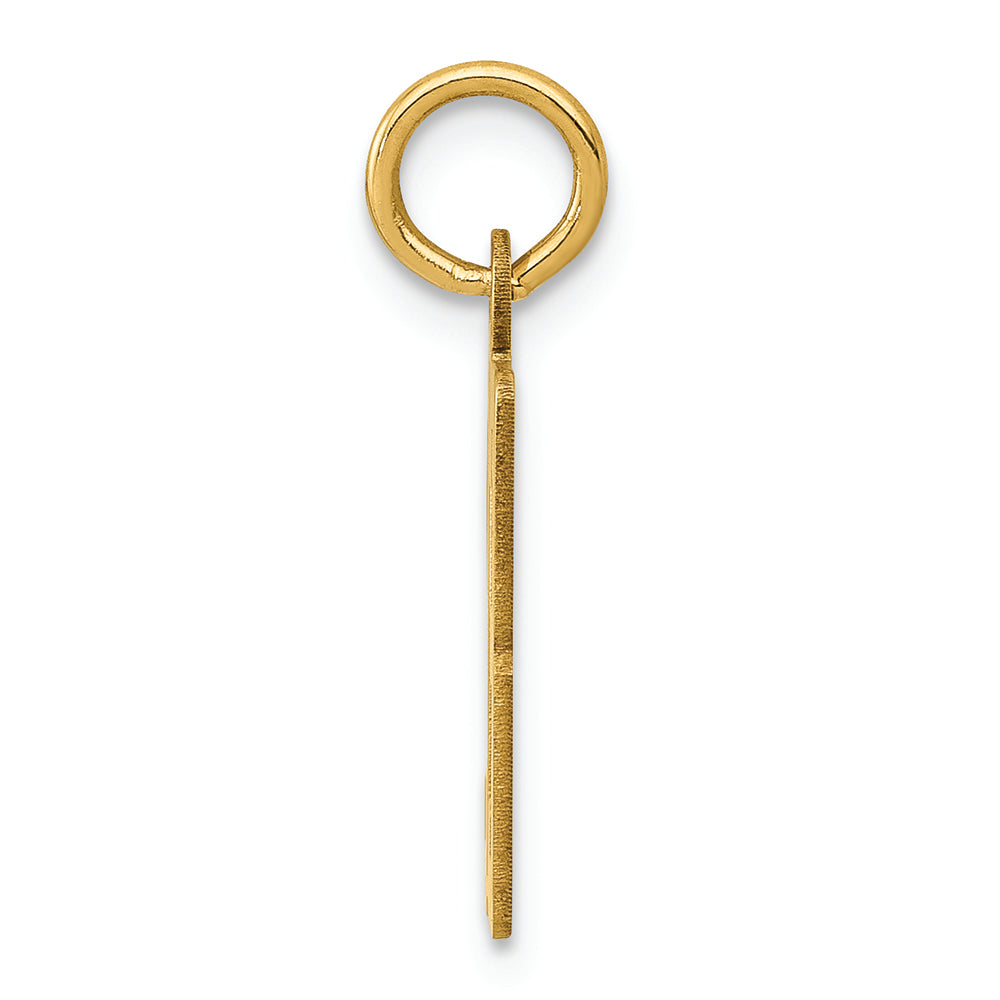 FJC Finejewelers 14k Yellow Gold Small Polished Elongated 93 Charm