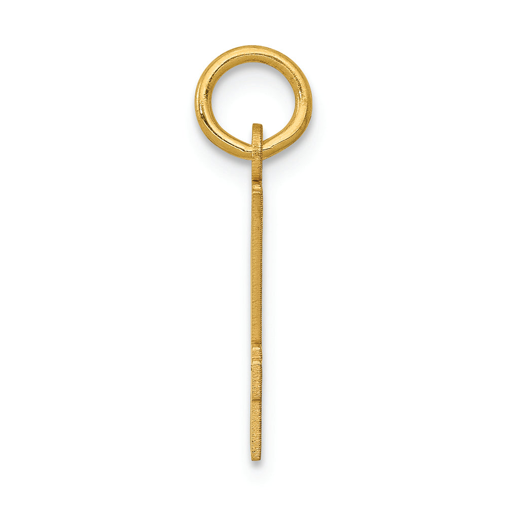 FJC Finejewelers 14k Yellow Gold Small Polished Elongated 94 Charm