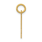 FJC Finejewelers 14k Yellow Gold Small Polished Elongated 94 Charm