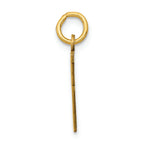 FJC Finejewelers 14k Yellow Gold Small Polished Elongated 95 Charm