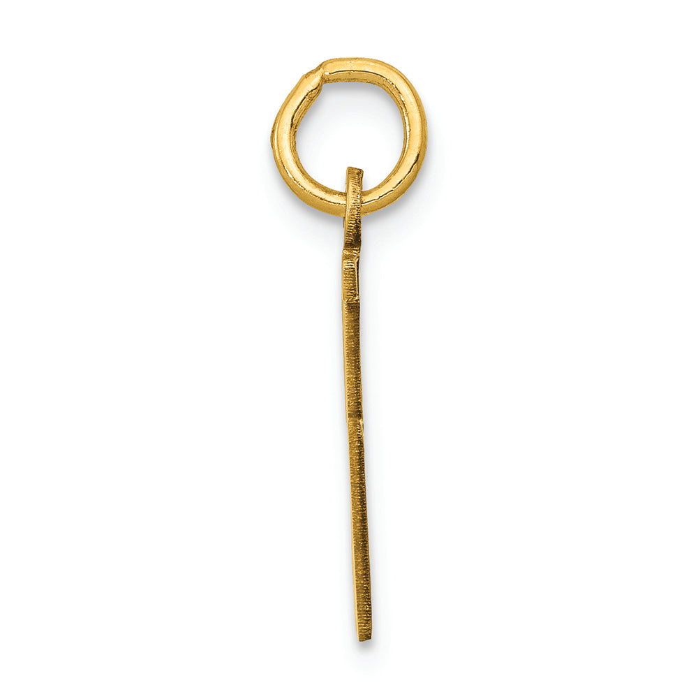 FJC Finejewelers 14k Yellow Gold Small Polished Elongated 95 Charm