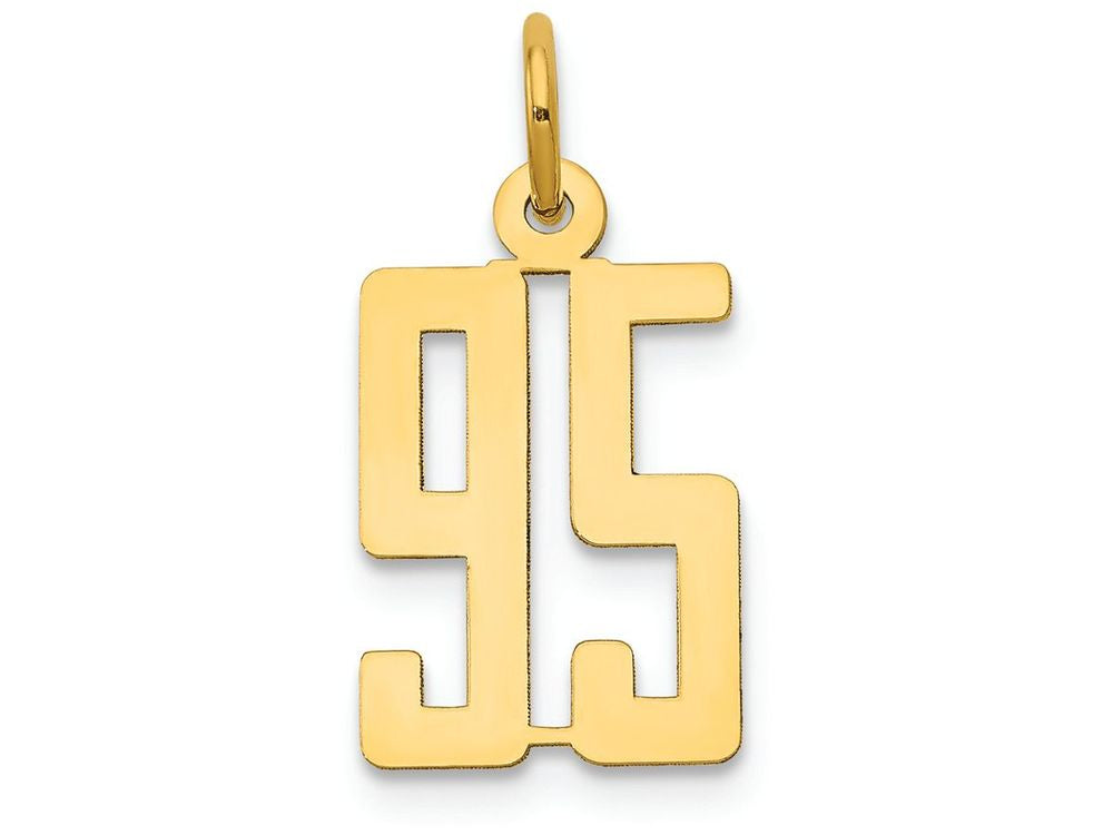 FJC Finejewelers 14k Yellow Gold Small Polished Elongated 95 Charm