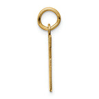 FJC Finejewelers 14k Yellow Gold Small Polished Elongated 96 Charm