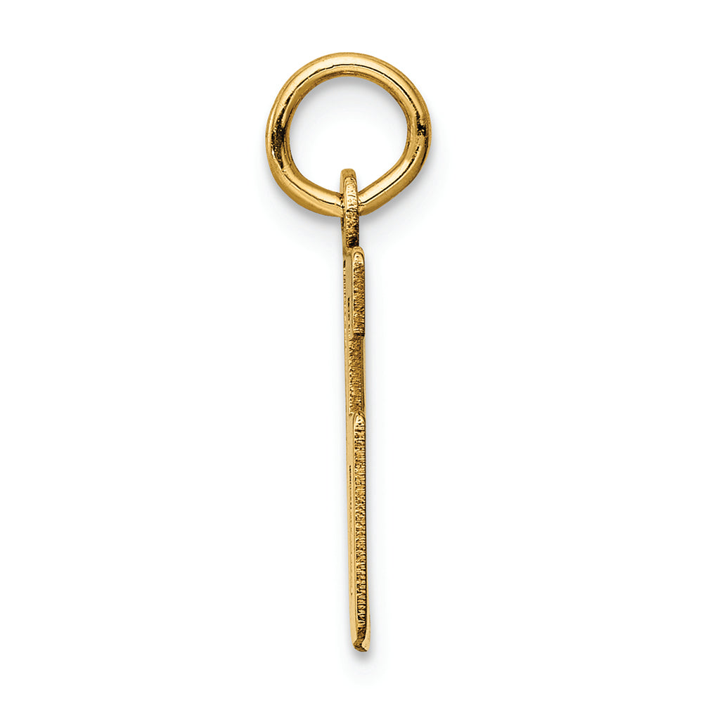 FJC Finejewelers 14k Yellow Gold Small Polished Elongated 96 Charm