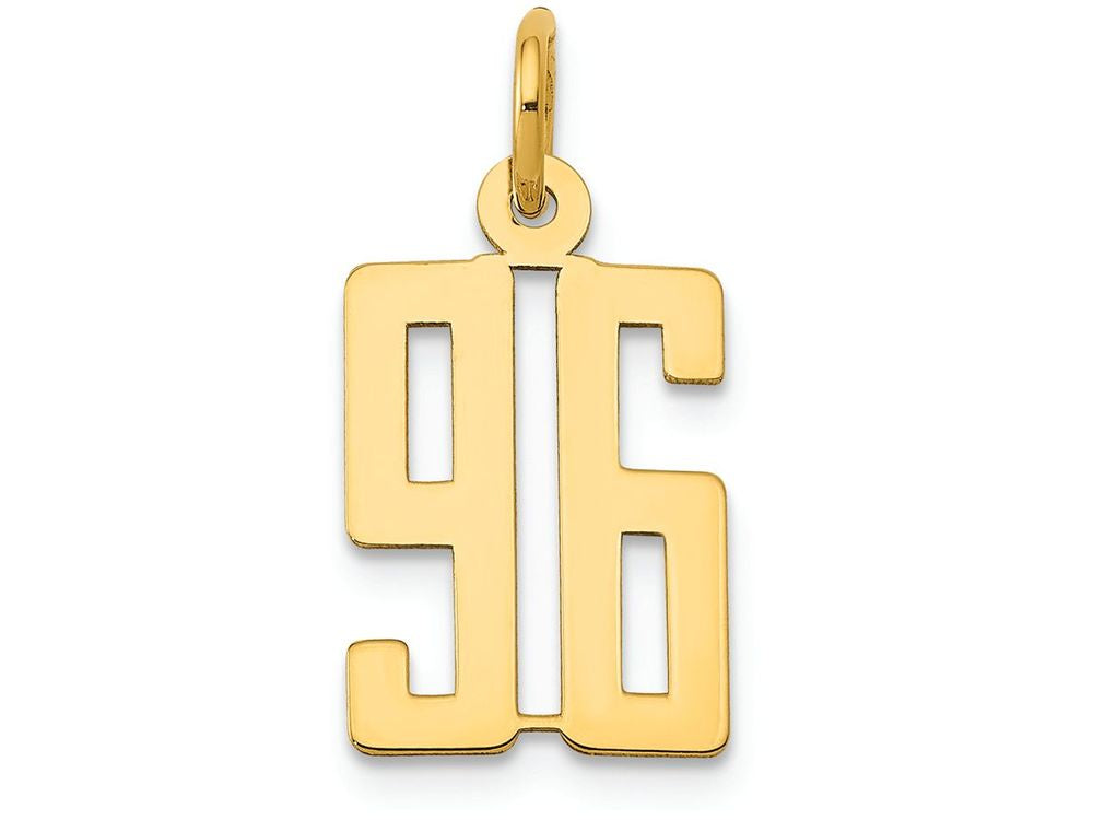FJC Finejewelers 14k Yellow Gold Small Polished Elongated 96 Charm