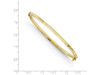 FJC Finejewelers 14k Yellow Gold Polished Hinged Bangle