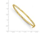 FJC Finejewelers 14k Yellow Gold Polished Hinged Bangle