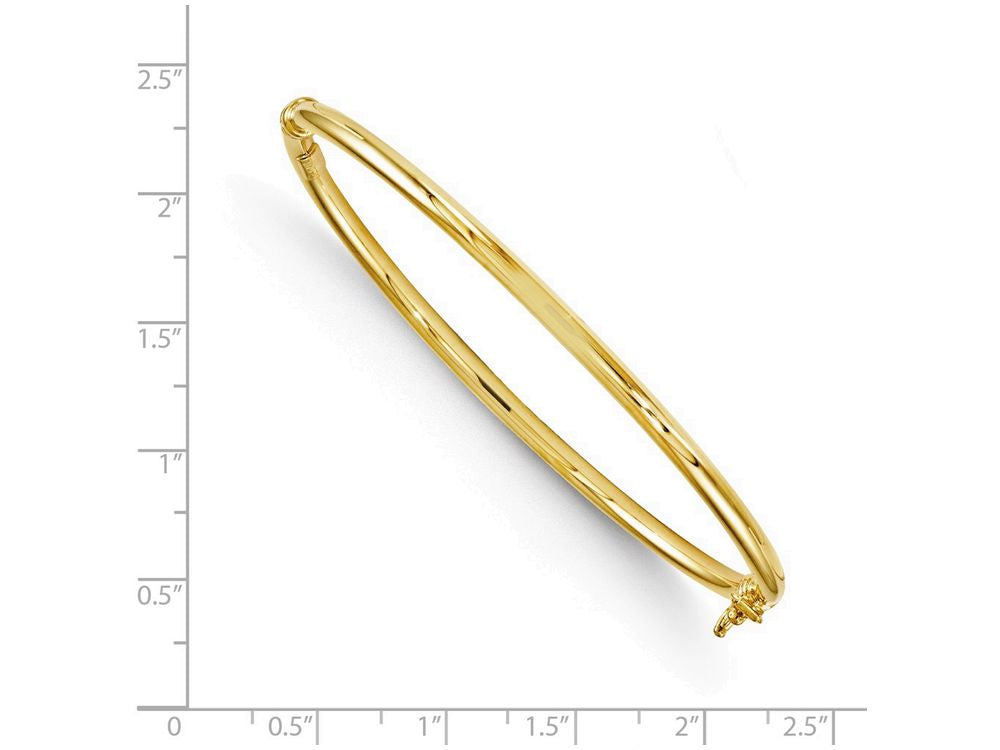 FJC Finejewelers 14k Yellow Gold Polished Hinged Bangle