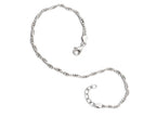 FJC Finejewelers Sterling Silver Adjustable Anklet (9-10)