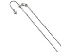 FJC Finejewelers Sterling Silver Adjustable Cable Chain Necklace