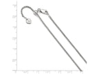 FJC Finejewelers Sterling Silver Adjustable Spiga Chain Necklace