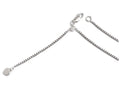 FJC Finejewelers Sterling Silver Adjustable Box Chain Necklace