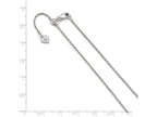 FJC Finejewelers Sterling Silver Adjustable Loose Rope Chain Necklace